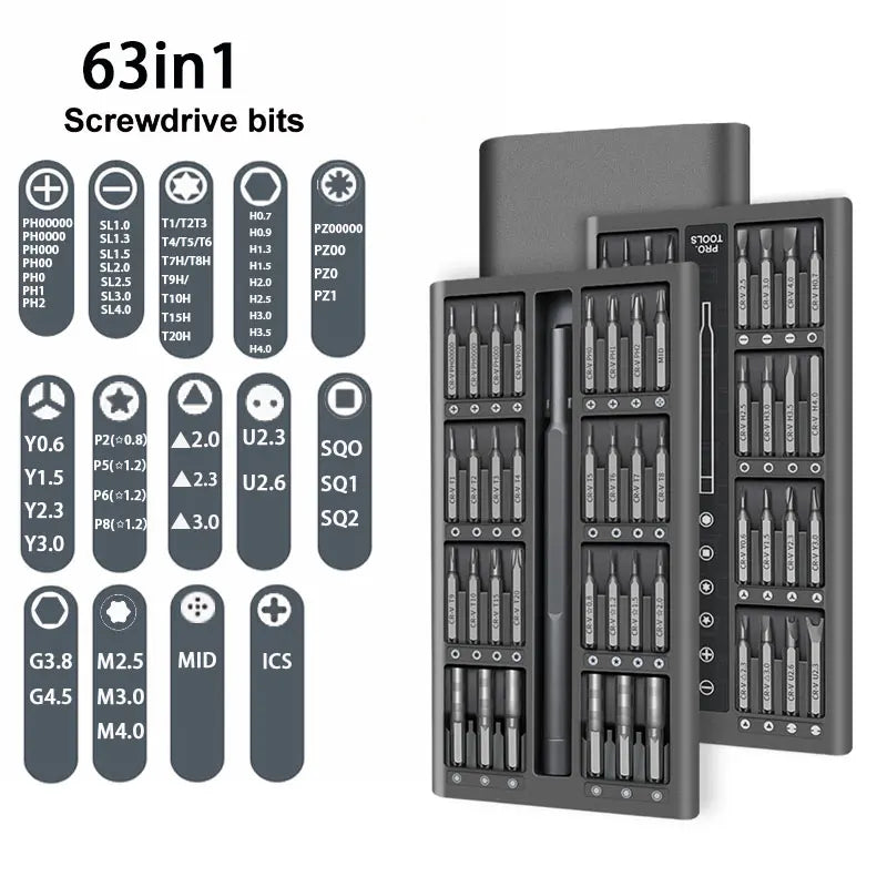Magnetic Precision Screwdriver Repair Kit