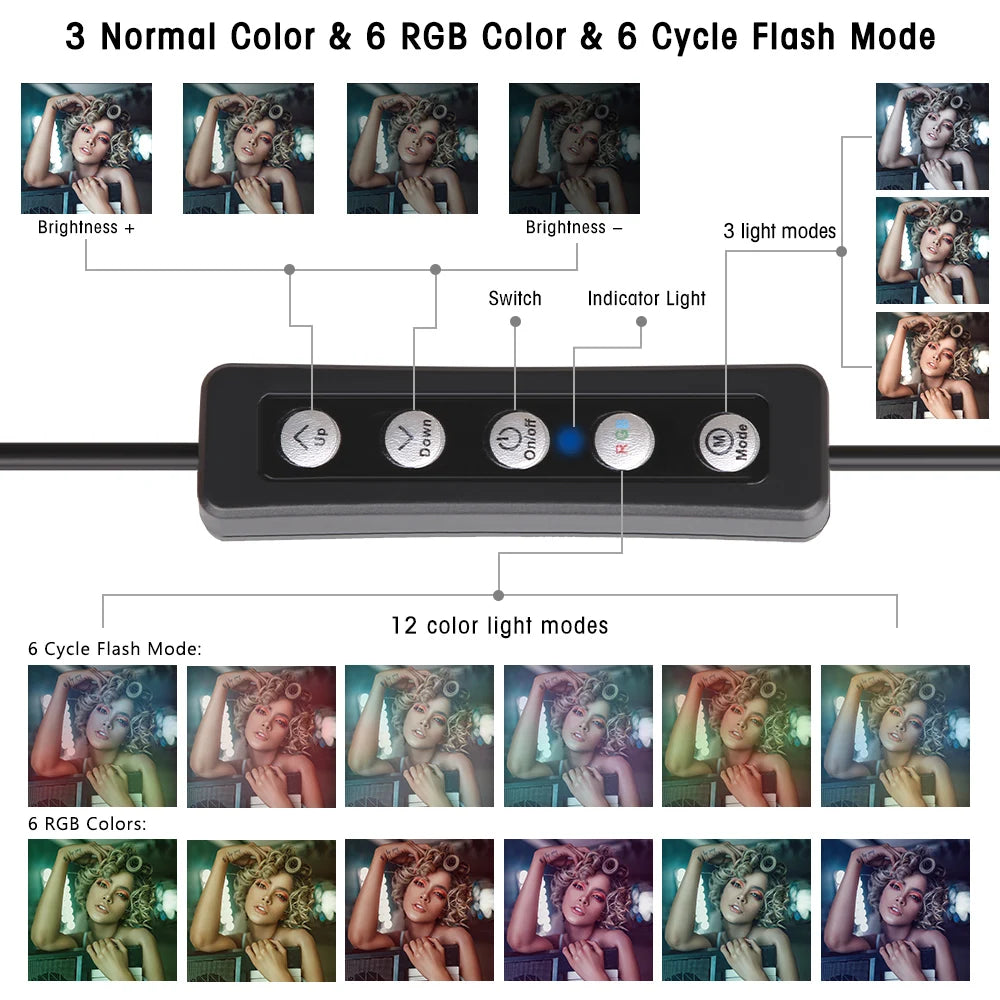 RGB Ring Light Tripod Kit