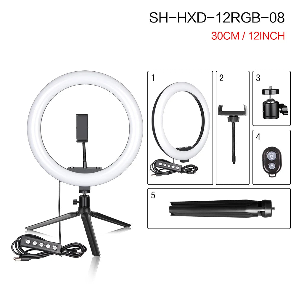 RGB Ring Light Tripod Kit