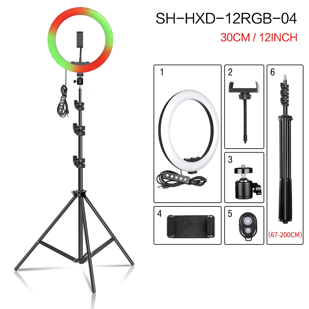 RGB Ring Light Tripod Kit