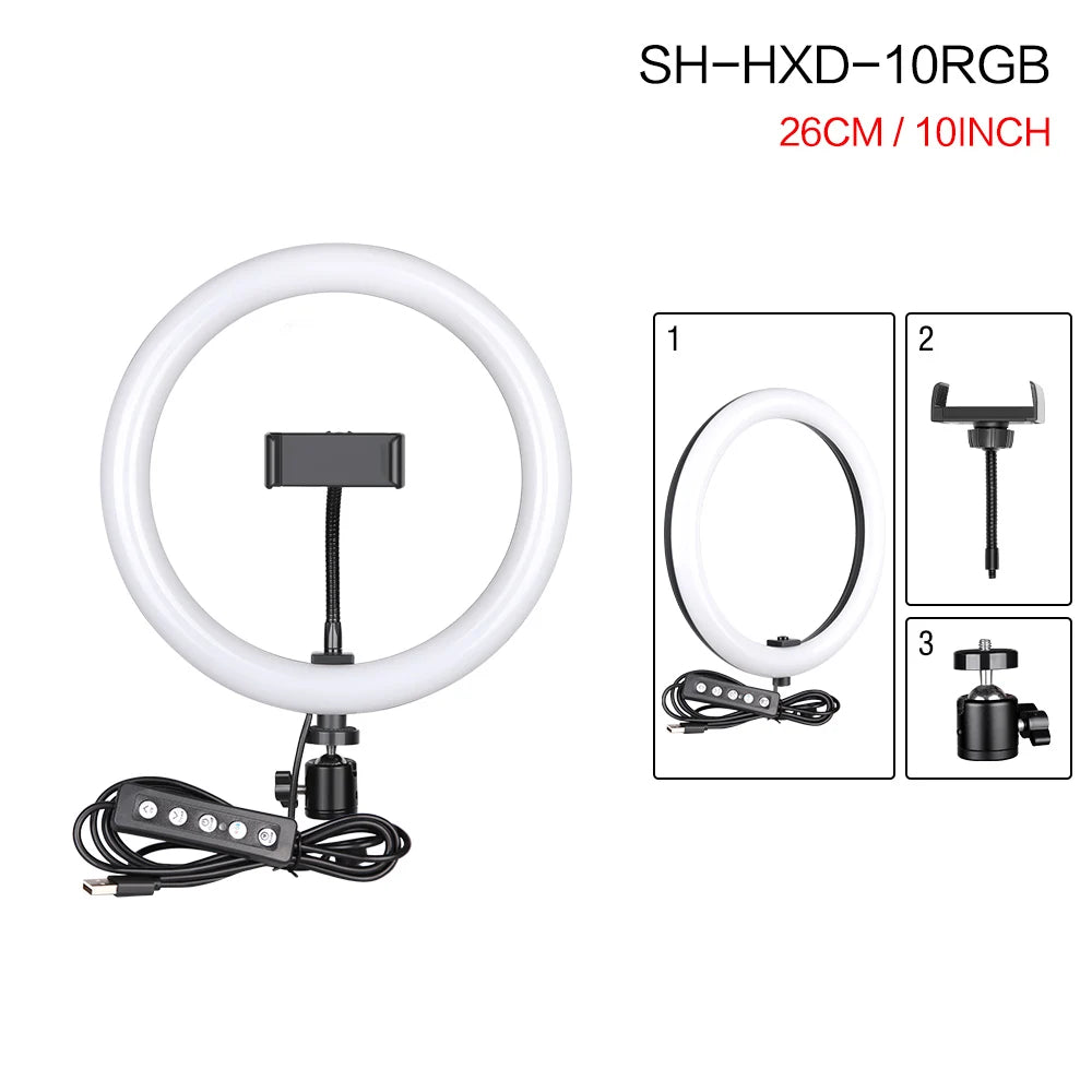 RGB Ring Light Tripod Kit