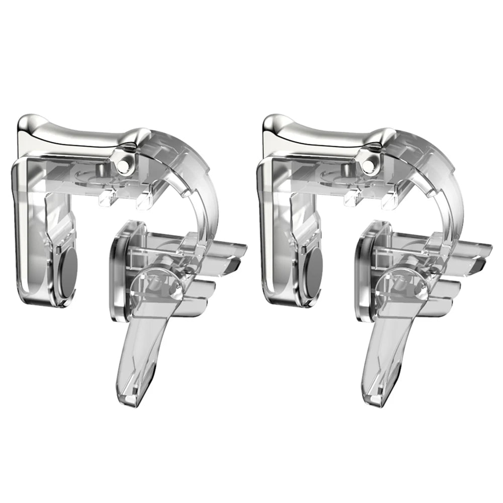 1Pair Game Trigger for PUBG Mobile Phone Controller Gamepad Joystick Shooting L1 R1 Key Button Cell Phones Gaming Accessories