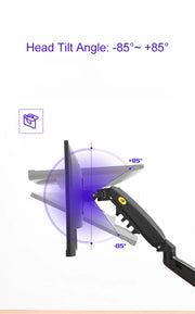 F80 Gas Spring Monitor Arm