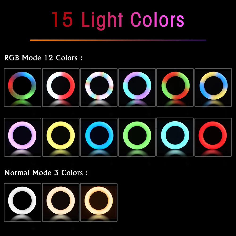 RGB Ring Light Tripod Kit