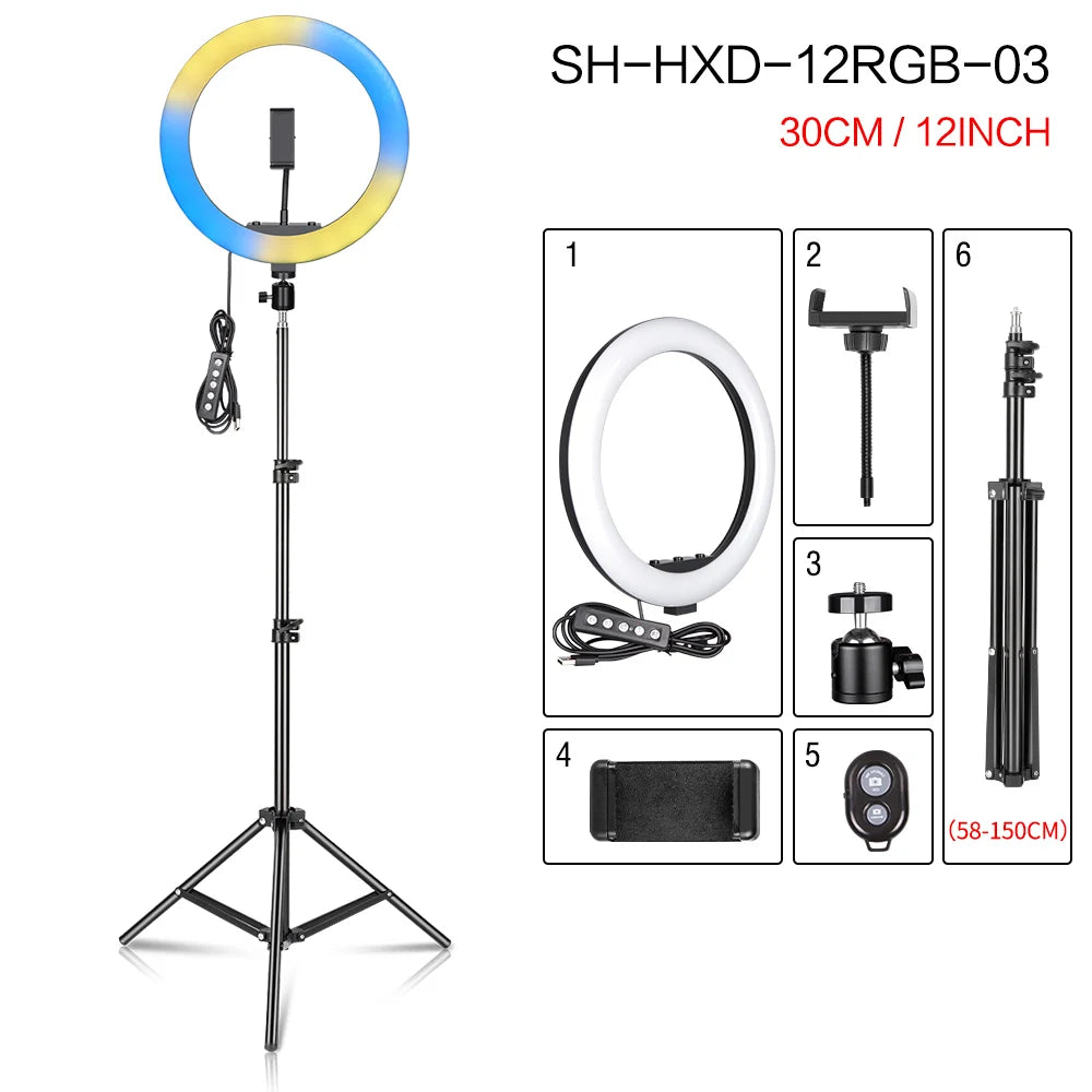 RGB Ring Light Tripod Kit