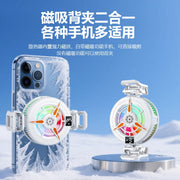 TL25 TL07 Semiconductor Phone Cooler 5V3A Powerful Cooling Magnetic & Clip 2-in-1 Digital Display for Gaming Live Broadcast