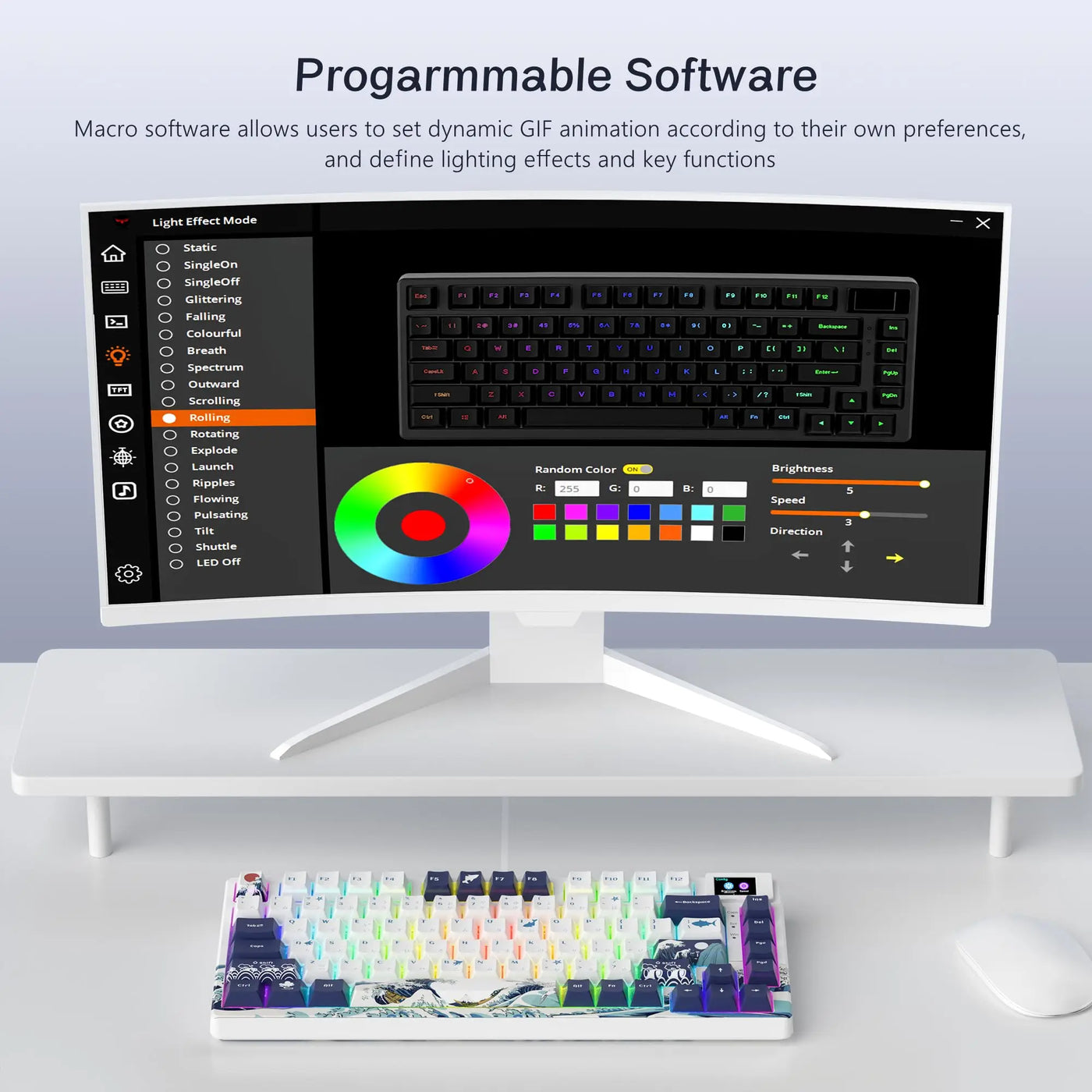Womier SK80 RGB Mechanical Keyboard