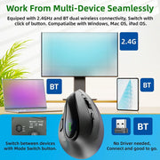 4000DPI Ergonomic Vertical Wireless Mouse