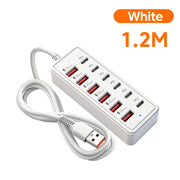 12-Port USB Charging Station