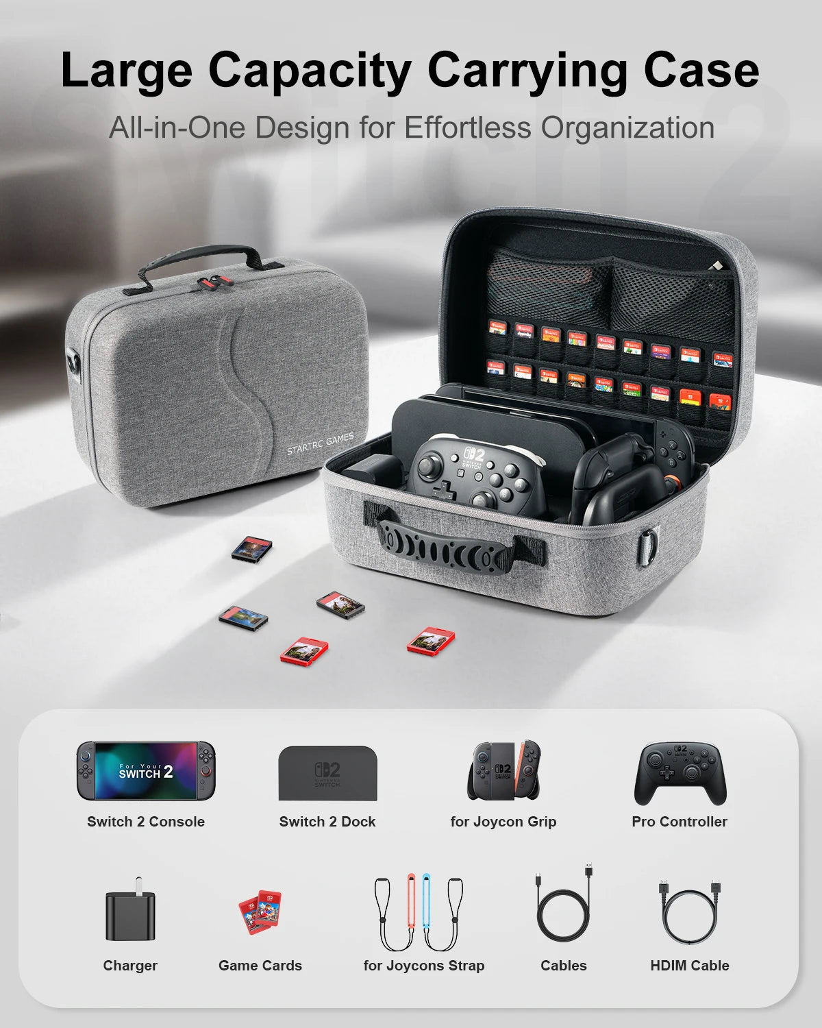 Switch 2 Nylon Travel Case