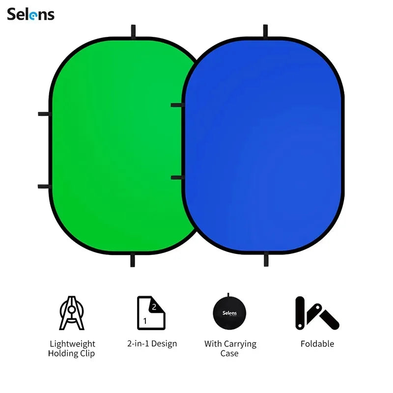 Selens Foldable Chromakey Backdrop Screen