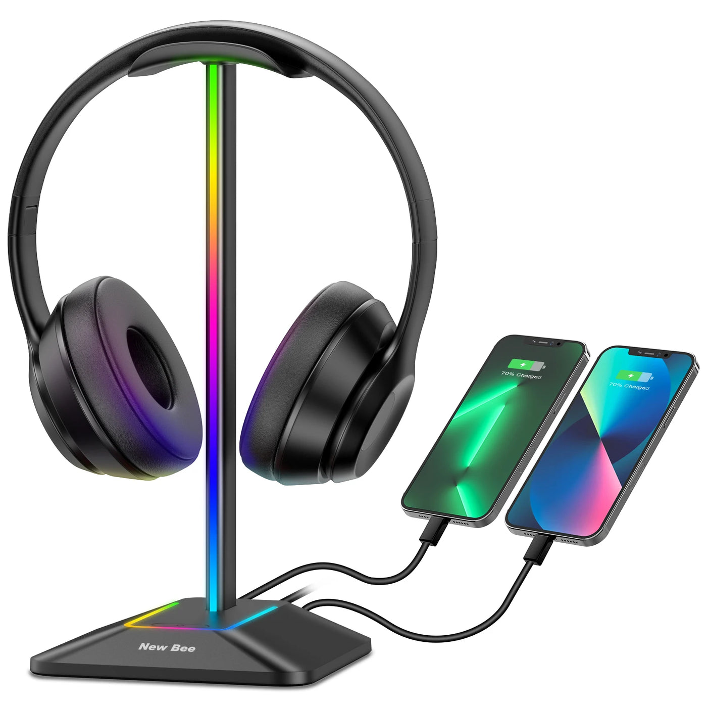 New Bee RGB Headphone Stand