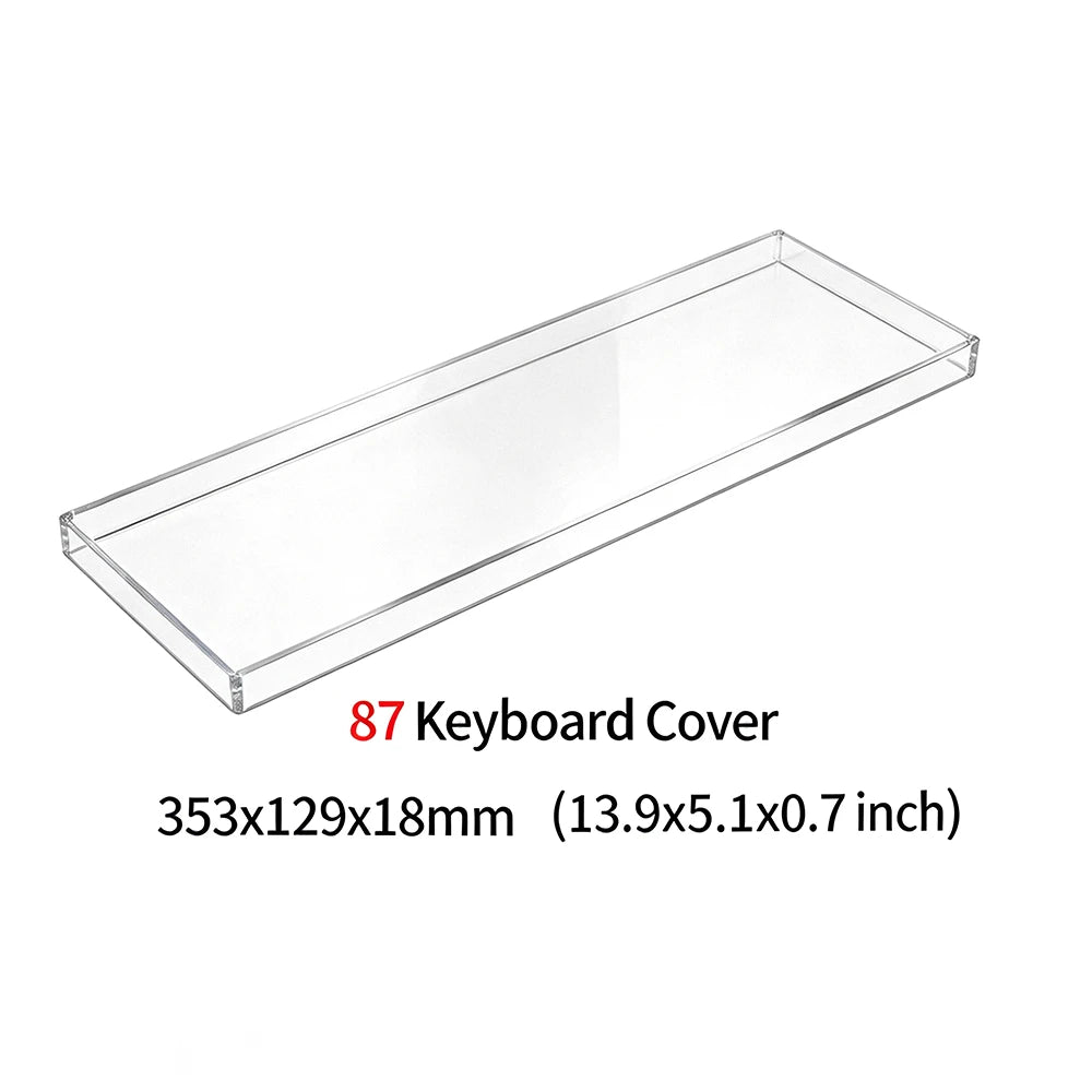 Clear Acrylic Keyboard Dust Cover
