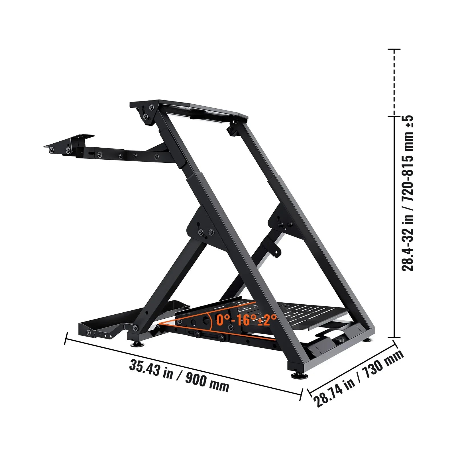 Foldable Adjustable Racing Wheel Stand