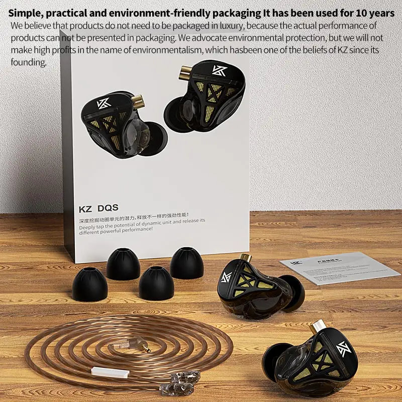 KZ DQS HiFi Wired Earphones