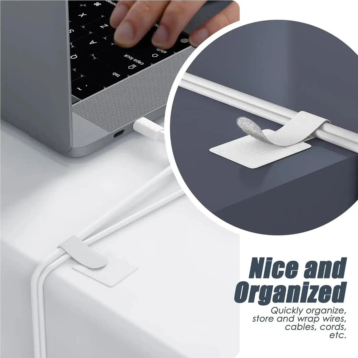 Reusable Adhesive Cable Ties