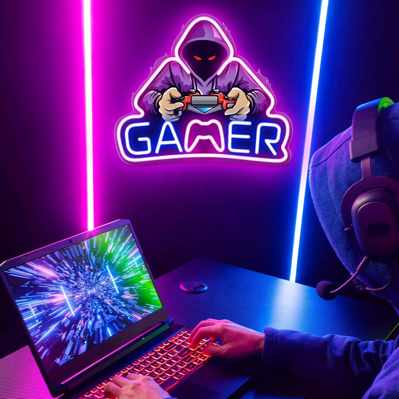 Gamer Controller Neon Sign