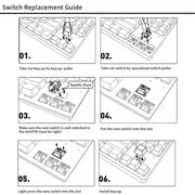 Outemu 3-Pin Mechanical Keyboard Switches