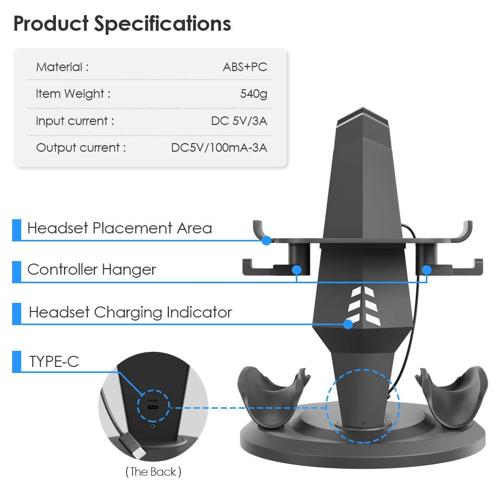 Quest VR Charging Display Stand