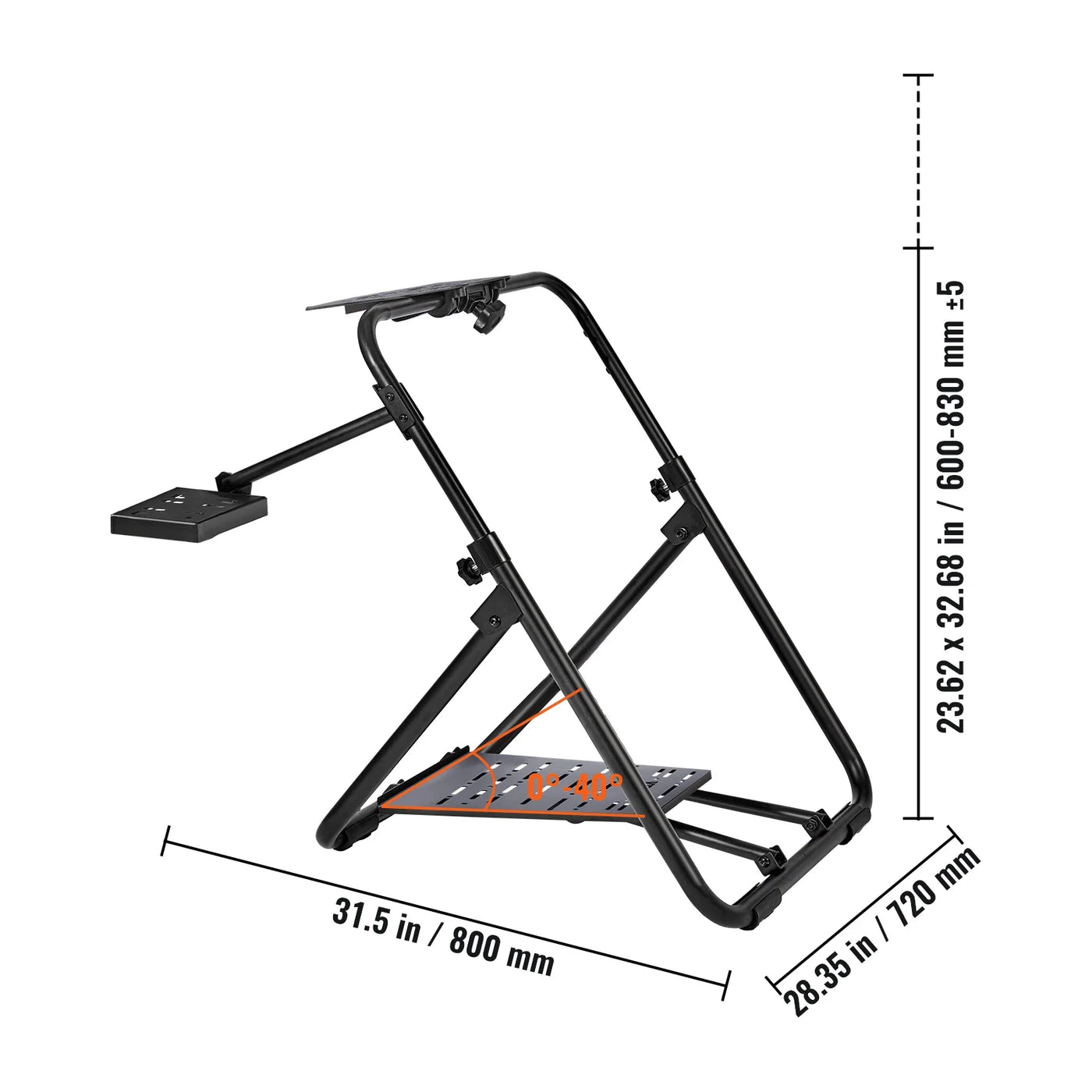 Foldable Adjustable Racing Wheel Stand