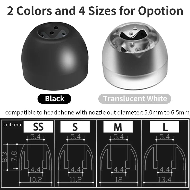 Infiter IE45Pro Silicone Earbud Tips