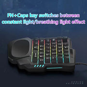 Compact 35-Key RGB Gaming Keyboard
