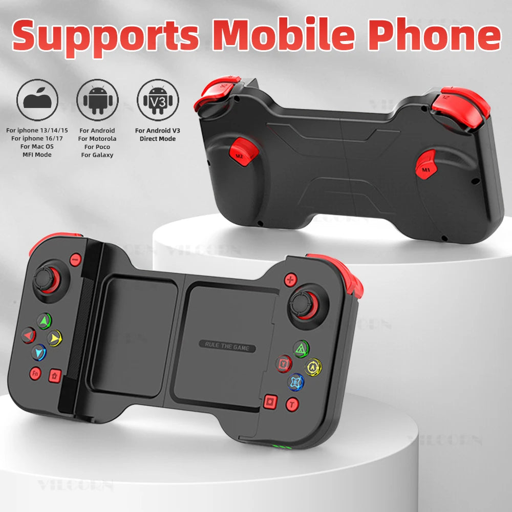 Telescopic Mobile Gamepad For Android ios Controller For Galaxy&Motorola Moible Joystick Support Xbox Game Pass Cloud Gaming
