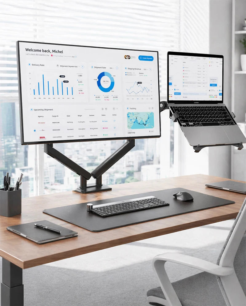 F160 Dual Monitor Laptop Arm