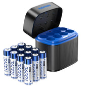 NOHON 1.5V Li-ion Rechargeable AA Batteries Bulk 3600mWh High Capacity Long Lasting AA AAA Battery Charging Battery Charger