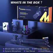 MAONO PD200XS USB/XLR Dynamic Microphone