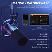 MAONO PD200XS USB/XLR Dynamic Microphone