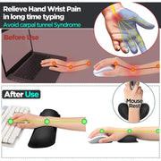 Memory Foam Keyboard Wrist Set