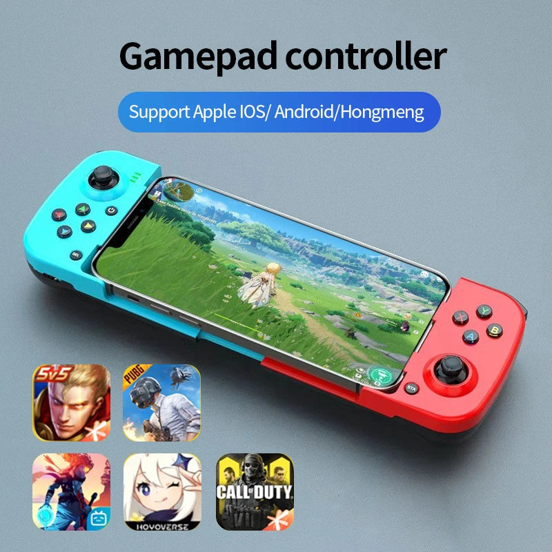 D3 Wireless Bluetooth 5.0 Game Controller Type-C Telescopic Gamepad Joystick For Android IOS for Switch PC Video Game Controller