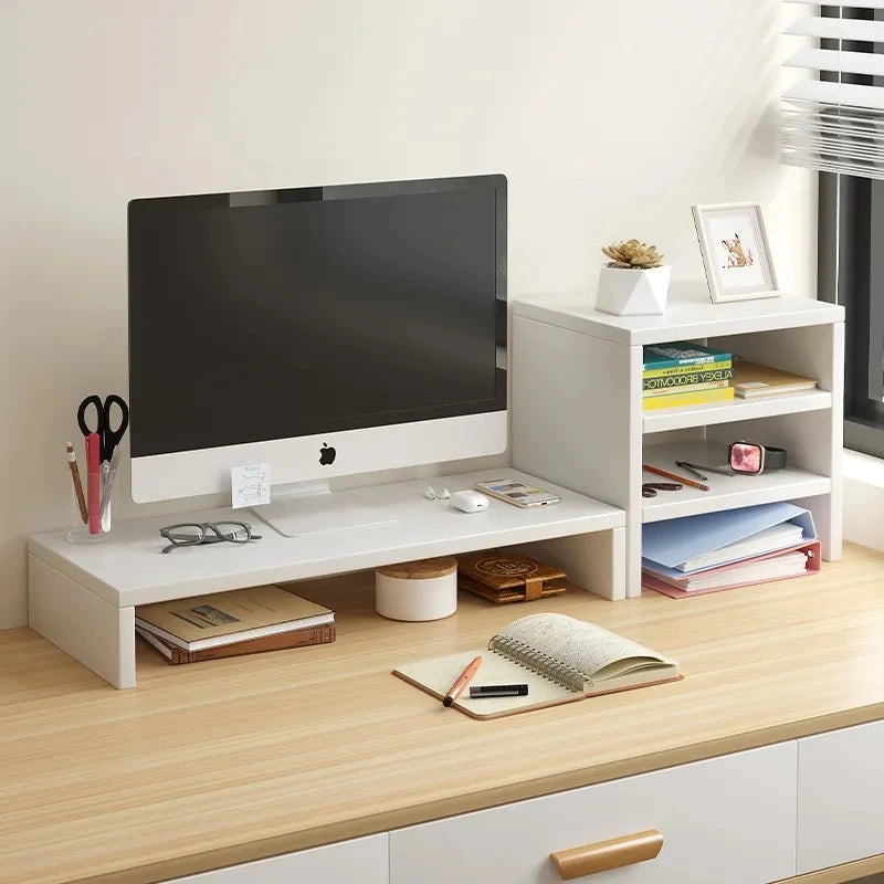 Ergonomic Monitor Riser Organizer