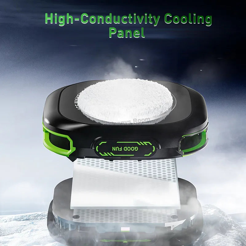 NEW JS85 Phone Silent Cooler Semiconductor Magnetic/ Back-clip Ice Freeze Cooling Radiator with 3000mAh Battery 3 Gears Display