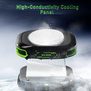 NEW JS85 Phone Silent Cooler Semiconductor Magnetic/ Back-clip Ice Freeze Cooling Radiator with 3000mAh Battery 3 Gears Display