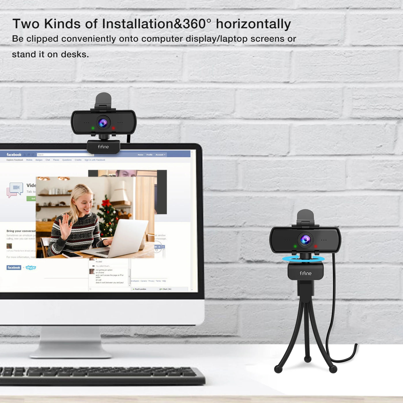FIFINE K420 1440p USB Webcam