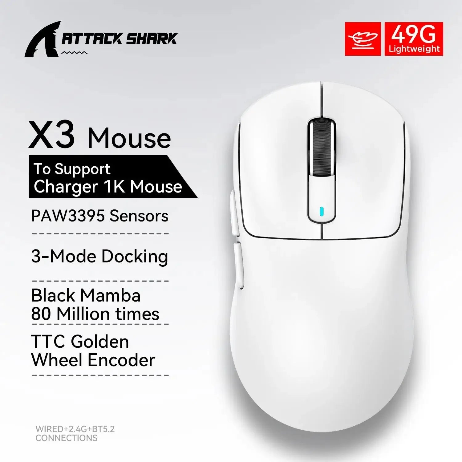 Attack Shark X3 Gaming Mouse
