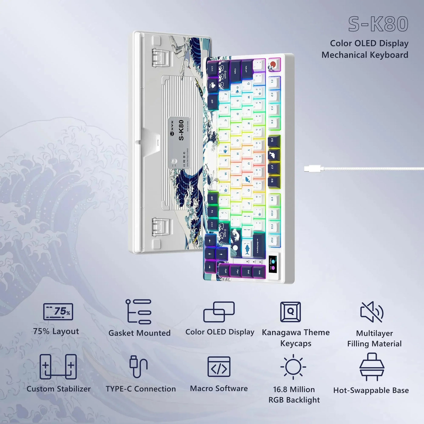 Womier SK80 RGB Mechanical Keyboard