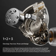 FiiO JH13 Hybrid Wired Earphones