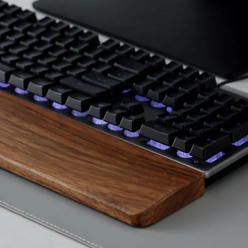Walnut Mechanical Keyboard Wrist Rest