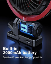 2000mAh Rechargeable Clip Fan