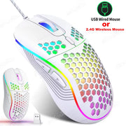 7200DPI Honeycomb RGB Gaming Mouse