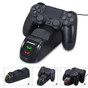 PS4 Controller Charger Dock,P4 Dual Controller Charging Station, PS4 Controller Accessories Black