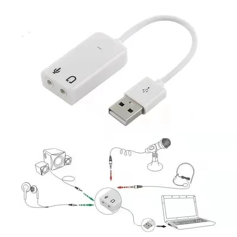 7.1-Channel External USB Sound Card