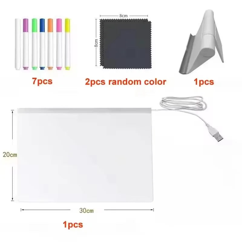 Erasable LED Message Board