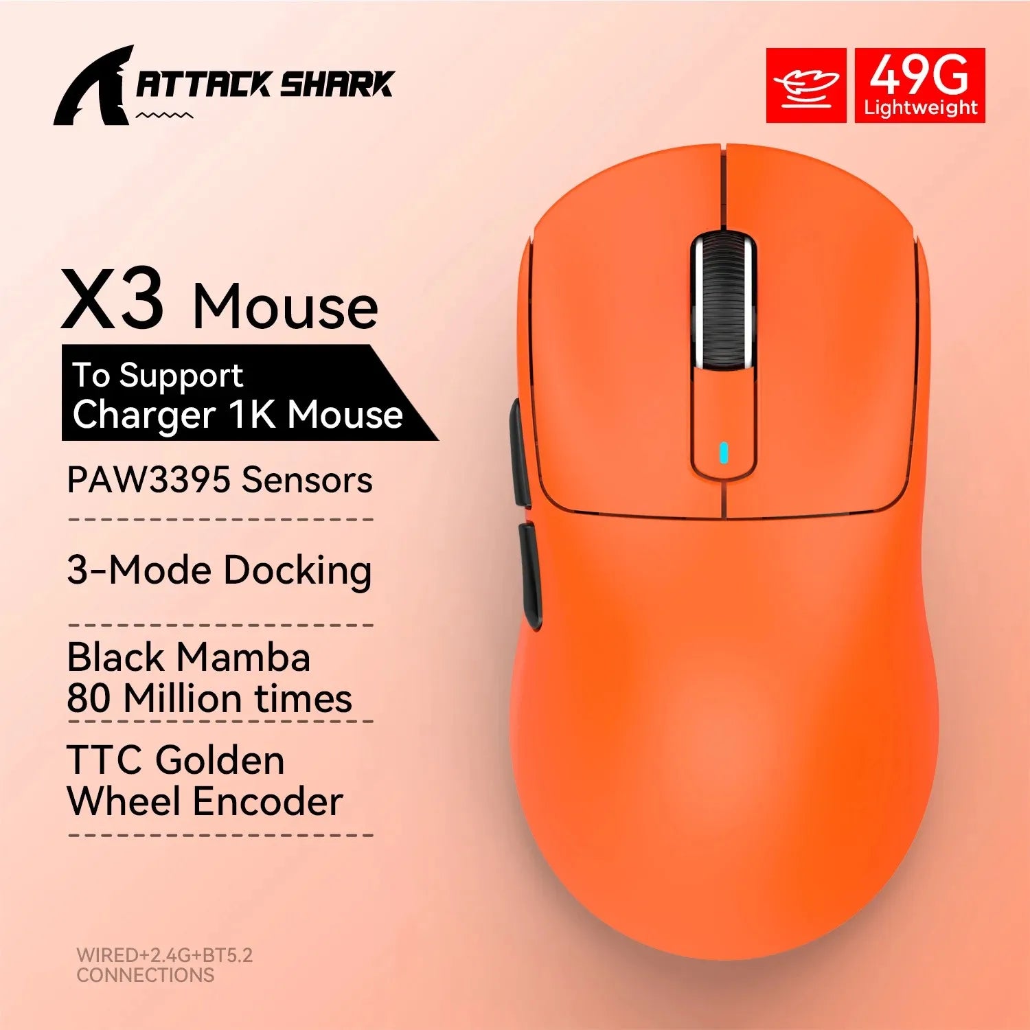 Attack Shark X3 Gaming Mouse