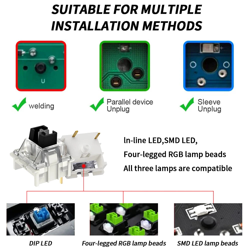 Outemu 3-Pin Mechanical Keyboard Switches