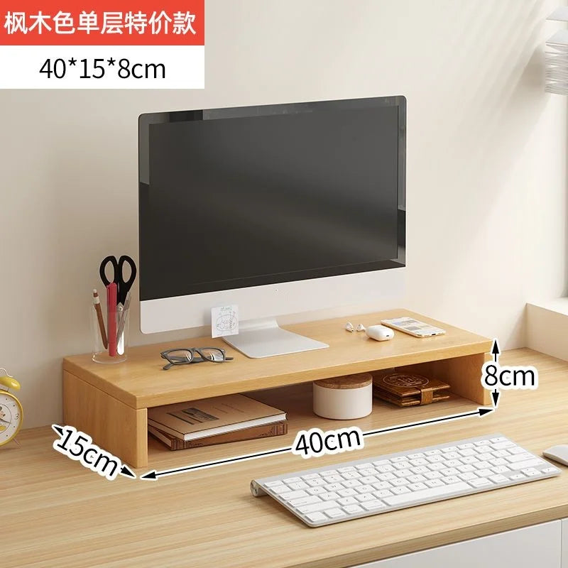 Ergonomic Monitor Riser Organizer
