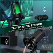 FIFINE A2 RGB Gaming Microphone